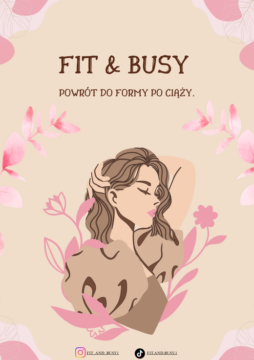 Okładka e-booka Powrót do formy po ciąży – Fit & Busy